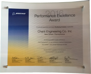 2016 Boeing Plaque